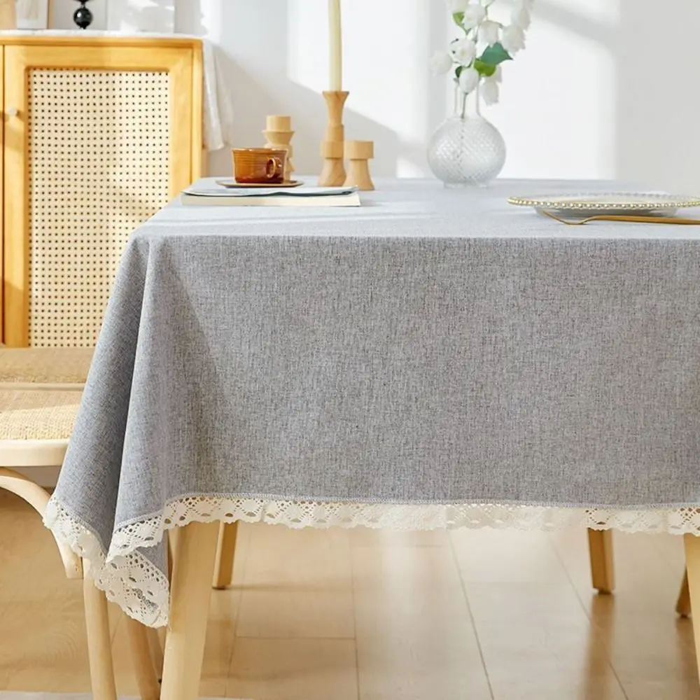 

Моющиеся настольные плотная скатерть из льна и хлопка