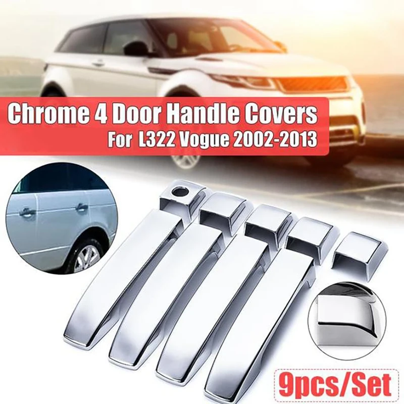 

9 шт., декоративная крышка для дверной ручки Land Rover L322 2002-2012