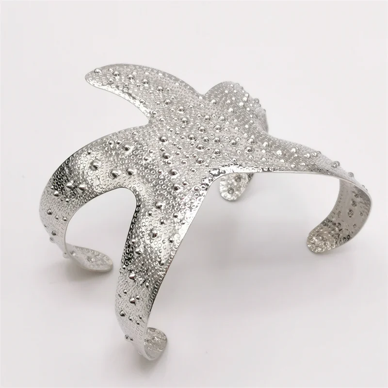 Fkewy Designer Starfish Bracelets For Women Charm Luxury Jewelry Gothic Accessories Festival Cuff Bracelet Girl Valentine Day bangle bracelet