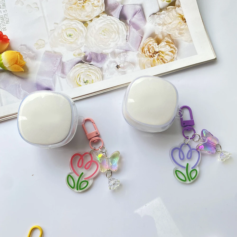 Custodia Per Fiori Di Tulipano Per Jbl W300Twsearphone Custodia In Silicone Trasparente Per Jbl Wave Flex Hearphone Box