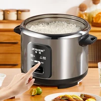 Cuiseur à riz en acier inoxydable 316, pour 3-4 personnes, grande capacité, ménage 0 revêtement 2-6 personnes, cuiseur à riz de style ancien 5