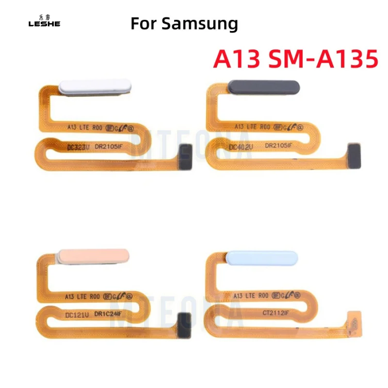 

Original For Samsung Galaxy A13 SM-A135 Fingerprint Sensor Home Return Key Menu Button Flex Ribbon Cable Black White Blue Green