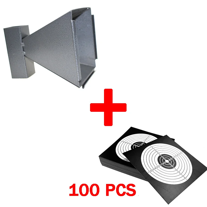Porte cible metal pour air comprimé 14x14cm - Portes cibles et