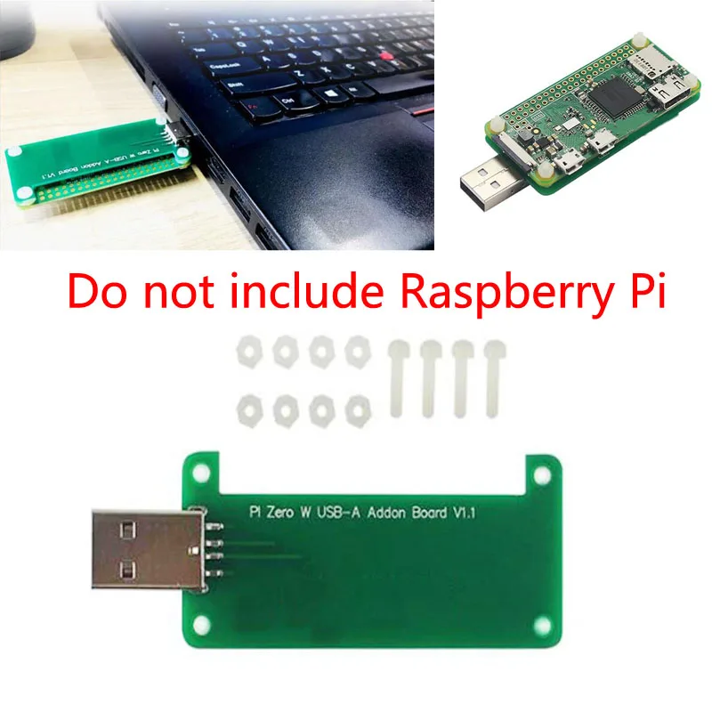 

Raspberry Pi Zero PI0 W USB Adapter Connector Board USB Quick plug board