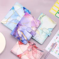 A6 Marble Colorful Money Budget Planner Binder Envelopes Cash Notebook Cover for Budgeting Money Organizer for Budget Binder 1