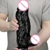 28cm Big Monster Dildo Black Penis Strapon Sex Toys for Gay Fisting BDSM Slave Horse Suction Anal Plug Realistic Vibrator 1