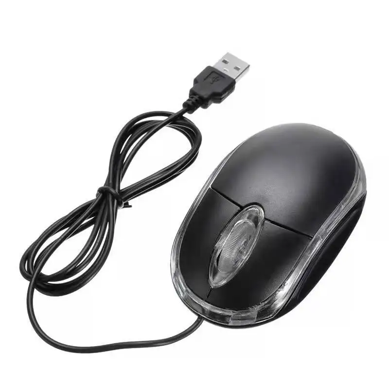 Luminescent Wired Mouse 1000dpi Computer USB Gaming Mice For PC Notebook Laptops Non Slip Wired Office Mouse