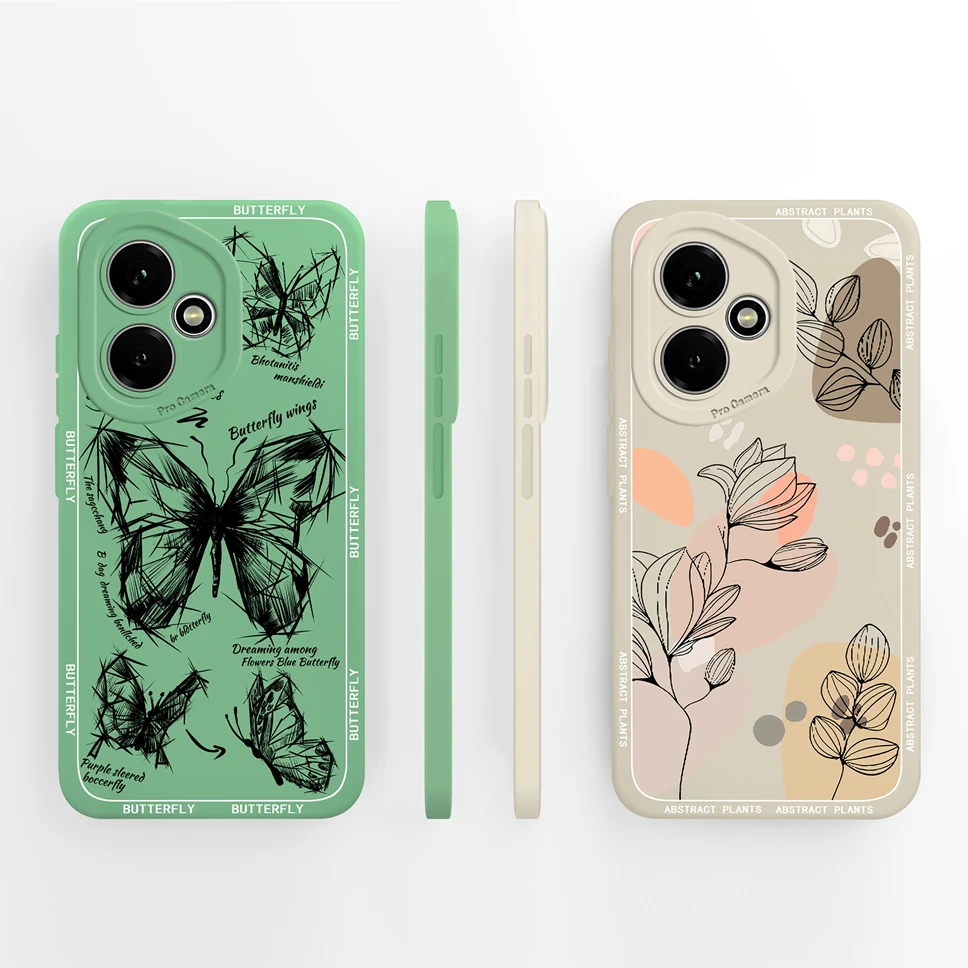 Cute Cat Pattern Soft Phone Case - High-Quality Shockproof Back Cover