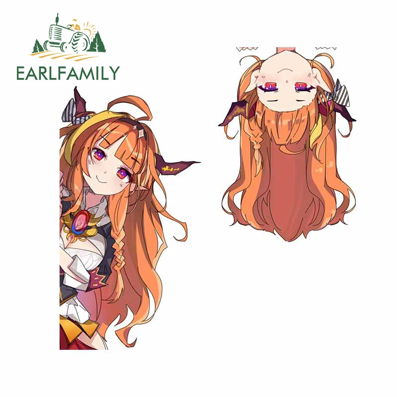 EARLFAMILY 13 см для Kiryuu Coco Hololive автомобильные наклейки модные креативные Защита от