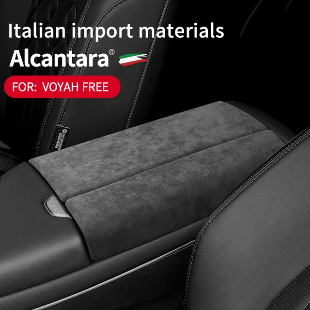 for Alcantara Lantu FREE deerskin center control panel protection sticker  modified armrest box cover - AliExpress