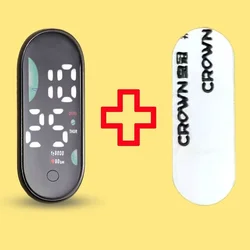 Compact Waterproof LED Digital Clock for Motorcycles and Scooters (K)
