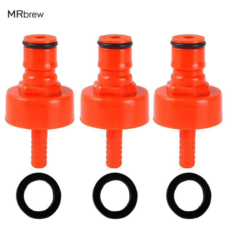 

3Pcs/Lot Homebrew Carbonation Cap Plastic PET Bottle Carbonation Caps With Gasket For Carbonated Beer,Soda Water DIY