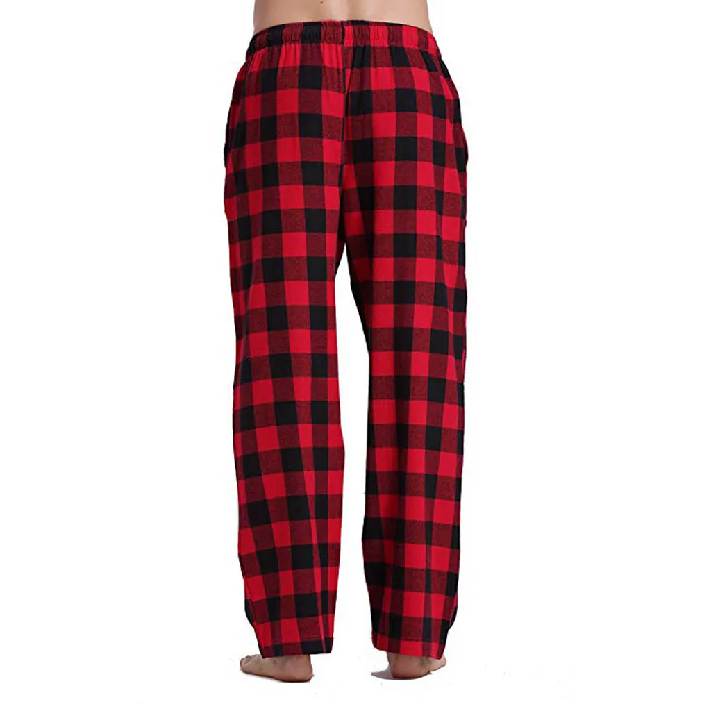Men cargo pants Sweatpants Cargo Pants Men Casual Plaid Loose Sport Plaid Pajama Trousers Men's Clothing Sports Pants Clothing Joggers Pantalone