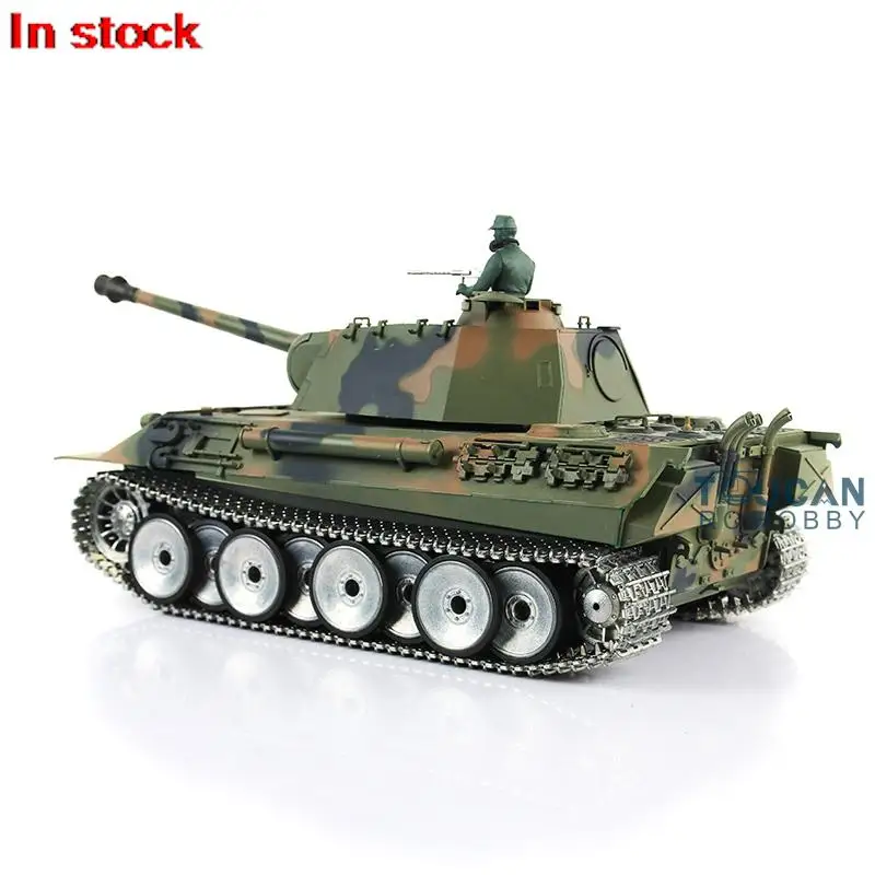 HENG LONG 1/16 7.0 Customized Ver Panther FPV RC Tank 3819 Metal Tracks Wheel Steel Gearbox Spring Army Toys BB Smoke TH17292 4
