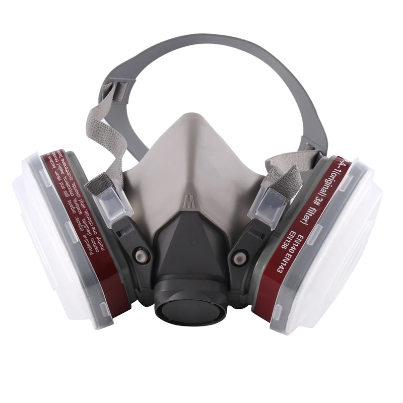 

Respirator Mask Reusable Elastomeric Respirators With Filters For Painting Dust Solder Construction
