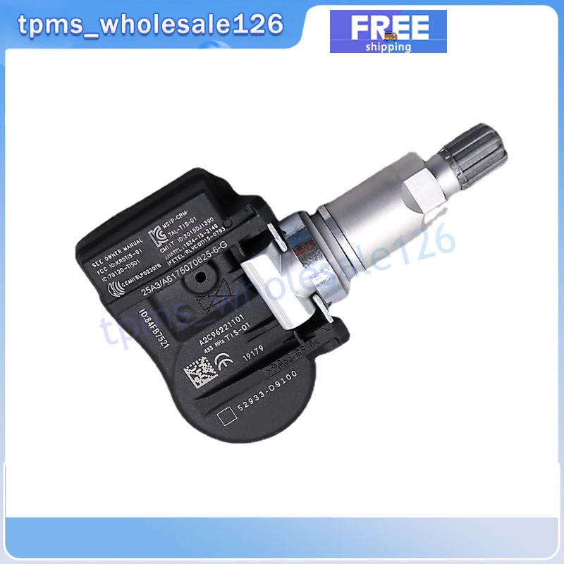 ڵ Ÿ̾ з  , ׽ý G90,  ׷ ̿,  Ƽ ҿ TPMS, 433MHZ, 52933-D4100, 4 