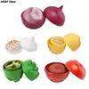 1PC Onion Garlic Tomatoes Lemon Green Pepper Fresh Storage Kitchen Food Box Creative Organizer Crisper Vegetable Containers 2