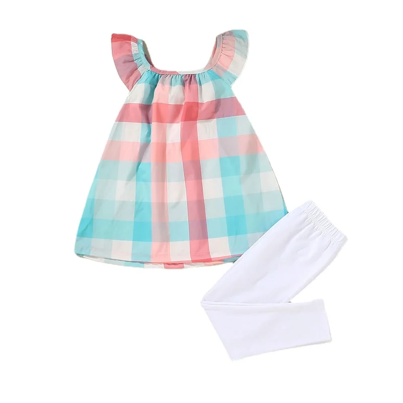

Girls Clothing Children's Wear Summer Two-piece New Children's Leisure Children's Set Kids Clothes Girls