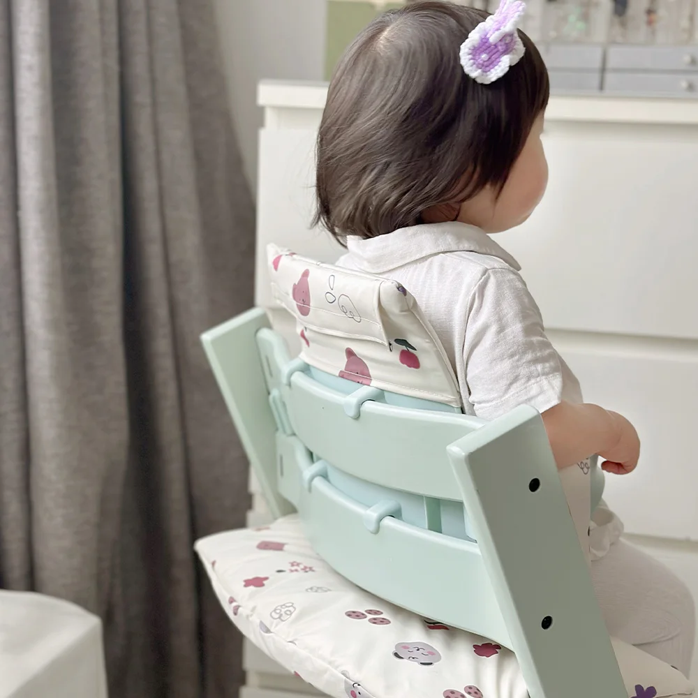 Dining Chair Cushion Cartoon Dining Chair Seat Cushion Baby Eating Anti-dirty Seat Cushion High Chair Cover Waterproof Accessorie