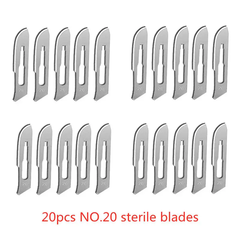  slider image of 20-100pcs Sterile Carbon Steel