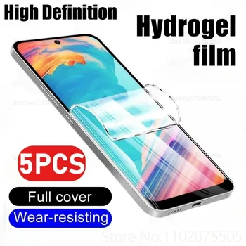 5 pezzi pellicola idrogel a copertura totale per Samsung Galaxy A55 A36 A26 A56 A25 A33 A35 protezioni schermo morbide per telefono per Galaxy A22 A70 A73