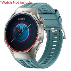 Premium Nylon and Silicone Sports Band - Replacement Strap for Huawei Watch GT6 Pro Accessories (Blue)