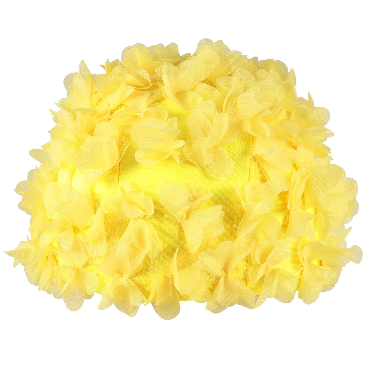 

Floral Petal Ladies Bathing Swim Cap 3D Vintage Flower Swim Cap Swim Floral Petal Stylish Swimming Hat Breathable Swim Hats for