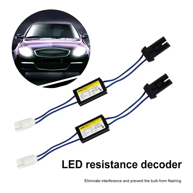2/4/6PCS T10 Canbus Decoder Cable Universal Car Lights Canbus Cable Warning  Canceller Eliminates Light Faults Plug and Play - AliExpress