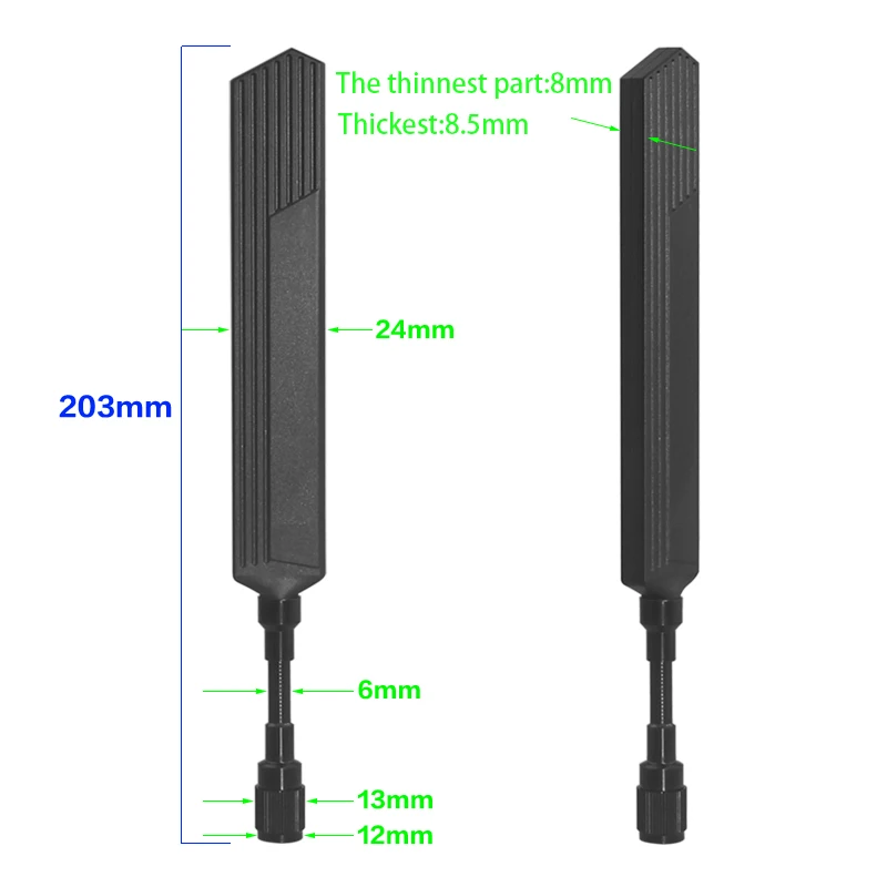 LORA 868MHZ/915MHZ 고이득 장거리 수신 및 송신 무선 장치 신호 강화 스프링 카멜 노즈 안테나