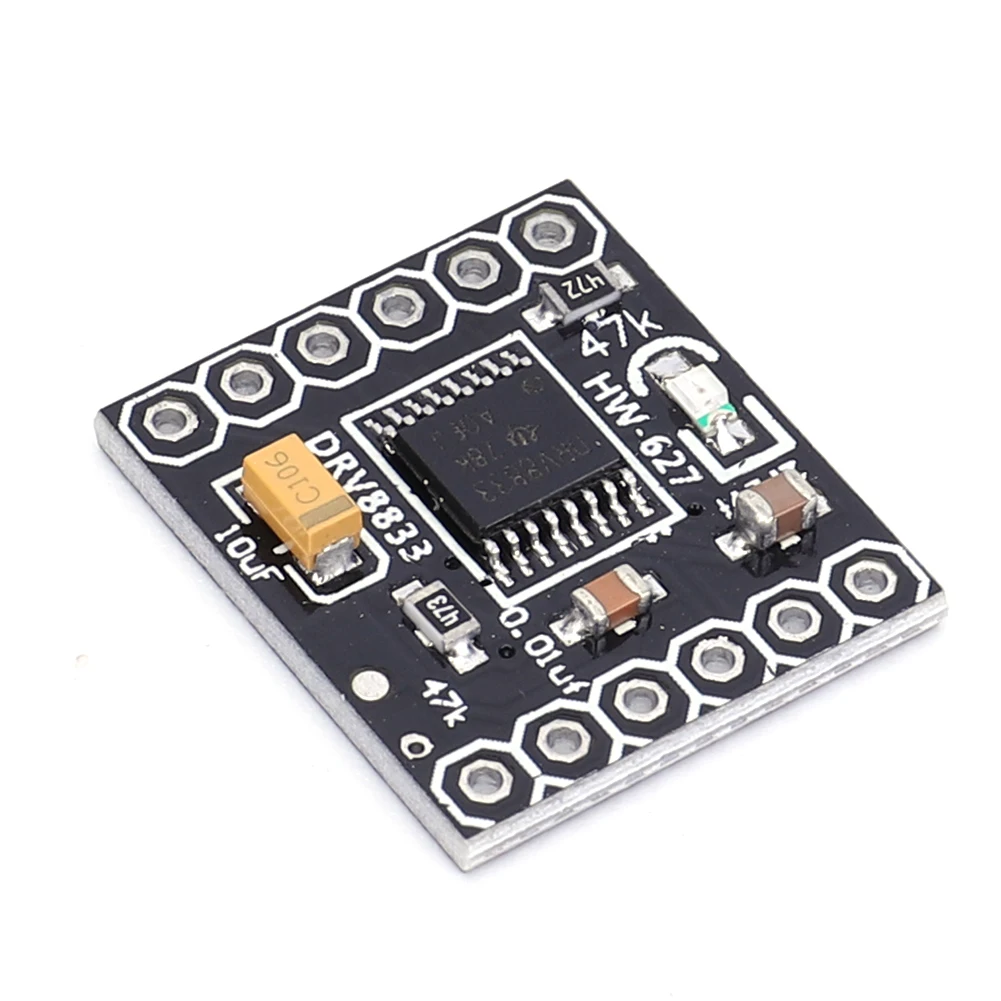 DRV8833 모터 드라이브 모듈 좋은 방열 DC 기어 모터 드라이버 Arduino 용 1.5A 단일 H 브리지 3D 프린터 부품