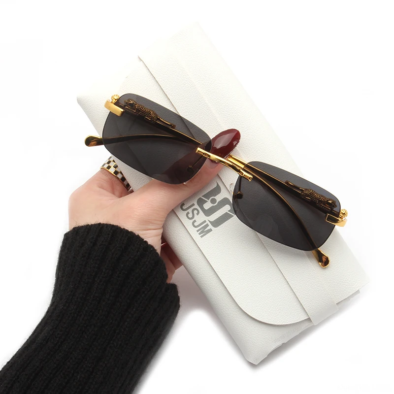 chanel rimless sunglasses vintage