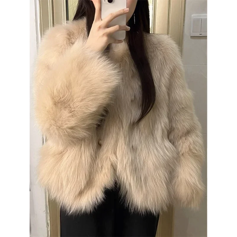 

Women's Luxury Simple Elegant Short Coat Fashion Casual Basic Small Fragrance Korea Chic Long-sleeved French Female Coat Outwear