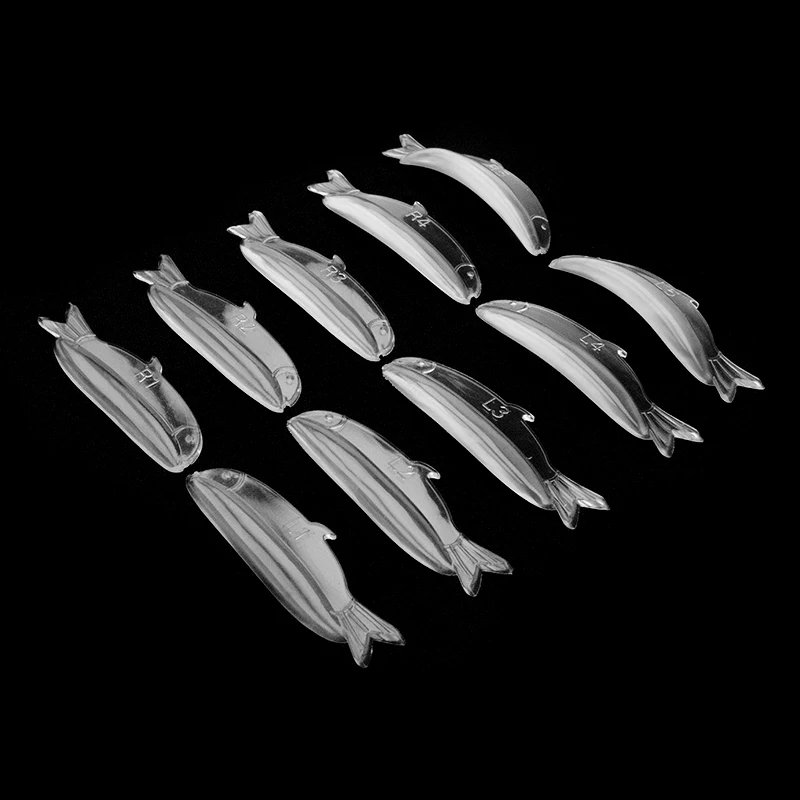 5 쌍 새로운 물고기 모양 실리콘 속눈썹 파마 패드 끈적 속눈썹 막대 방패 리프팅 3D 속눈썹 경기자 액세서리 메이크업 도구