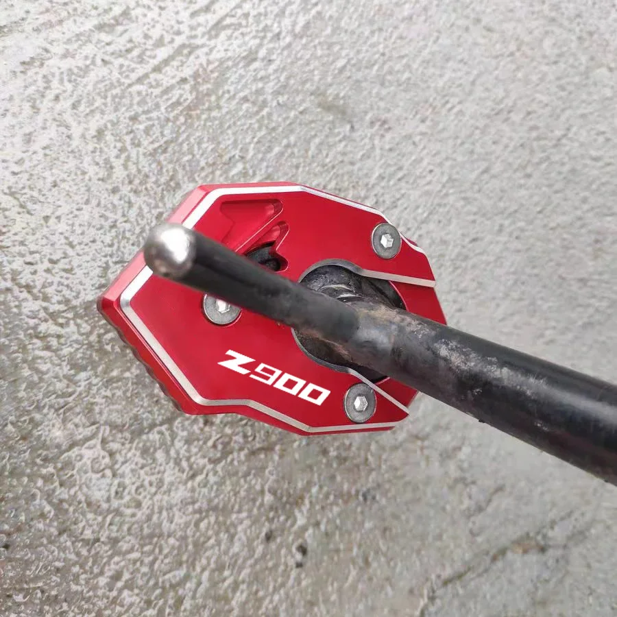 

Motorcycle Accessories For KAWASAKI Z900 2017 2018 2019 2020 2021 Kickstand Foot Side Stand Extension Pad Support Plate Enlarge