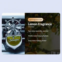Car Air Vent Perfume, Decorative Pendant & Fresh - Fragranced Car Interior Freshener (GRAY)
