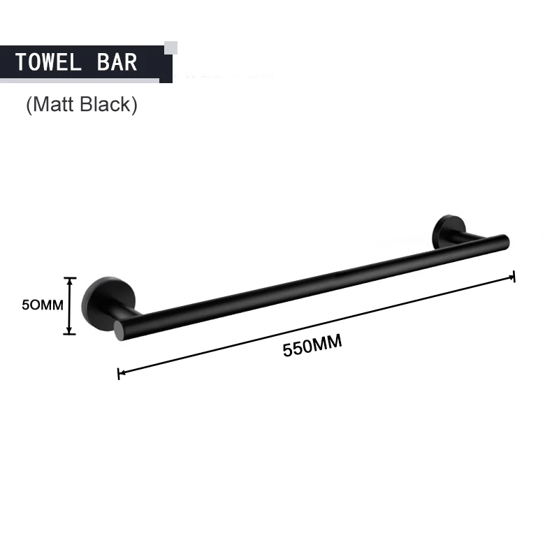 Black Towel Bar