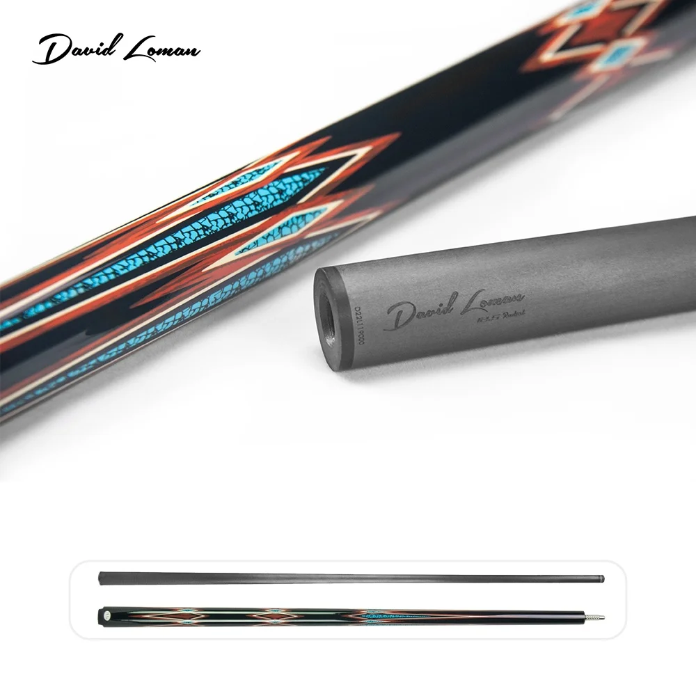 David Loman社製カーボンシャフト12.5mm（MEZZ WAVY用） David loman-ビリー・プールスティック,プロテーパーシャフト