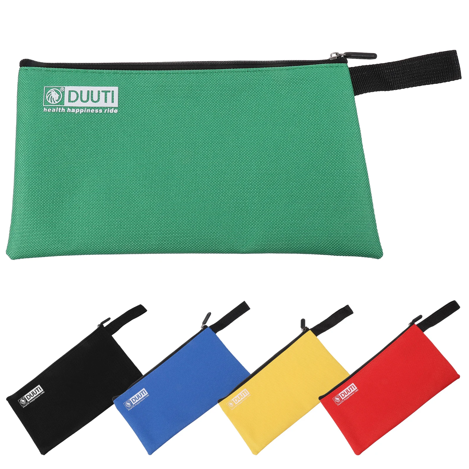 5pcs Heavy Duty Multi-purpose Canvas Zipper Tool Pouches Bag Organize Storage Bags (Assorted Color)