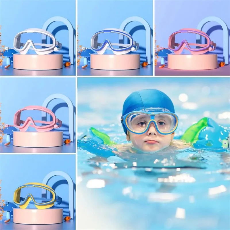 Lunettes de plongée anti-buée professionnelles avec bouchons d'oreilles - Grand champ vision - Piscine