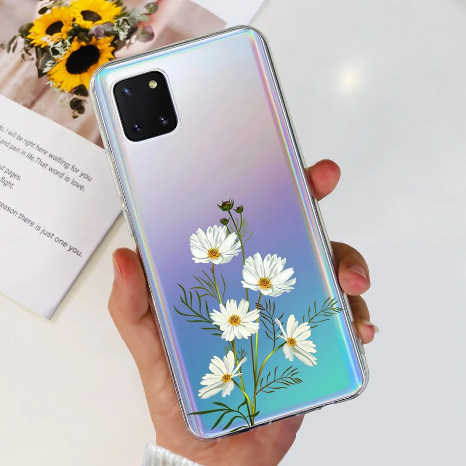 Cute Butterfly Slim Clear Silicone Phone Case Cover