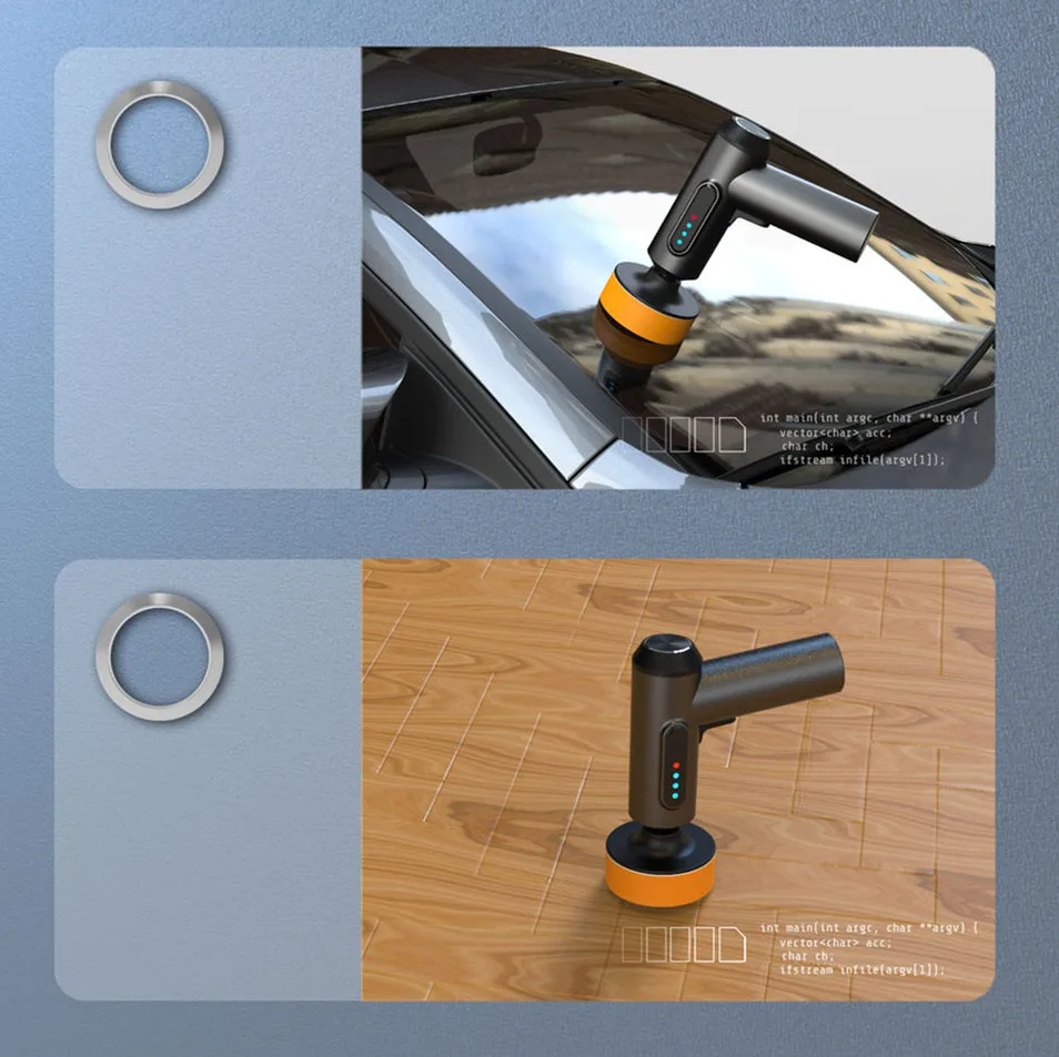 Cordless Car Polisher 2000rpm Wireless Car Polishing Machine Electric Polishing Wax Tool 4000mAh Auto Polish Waxing Machine