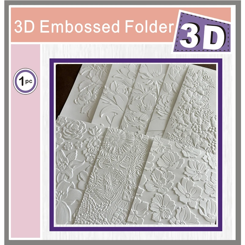 3D 엠보싱 폴더 스크랩북 도구, DIY 공예 용품, 사진 앨범-앨범 장식 카드 배경, 다이 재료, 2 종 세트