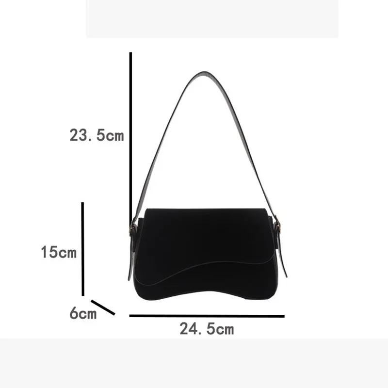 Borsa Sottospalla Donna 2026 Nuova Vintage Opaca Stile Hobo Semplice Trendy Versatile a Tracolla - immagine 5