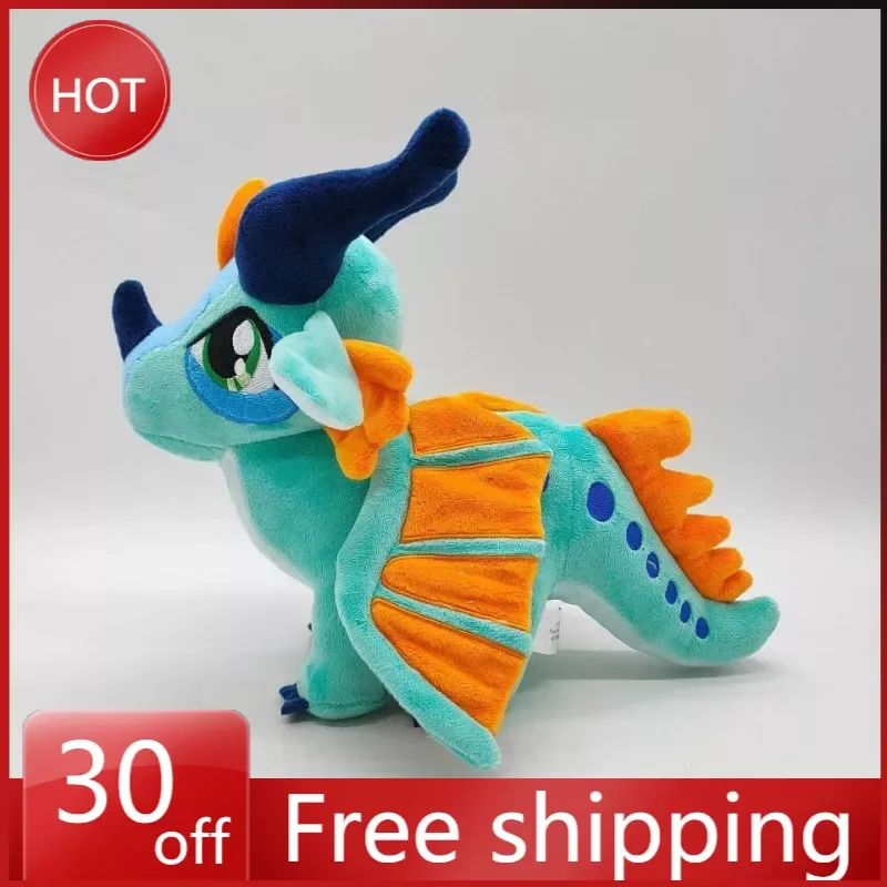

Cute Wings of Fire Dragon Plush Doll 23cm Carton Blue Big Eye Wings of Fire Dragon Desktop Ornament Decoration Christmas Gift