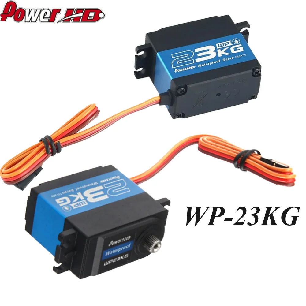 

Power HD WP-23KG Waterproof High Torque Titanium Metal Gear Digital Servo 23KG/0.12S 6V For Buggy Crawler Truck RC Car