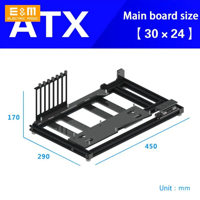 Aluminum Test Bench For Itx Matx Atx Eatx Computer Open Frame Air Case aluminum-test-bench-for-itx-matx-atx-eatx-computer-open-frame-air-case