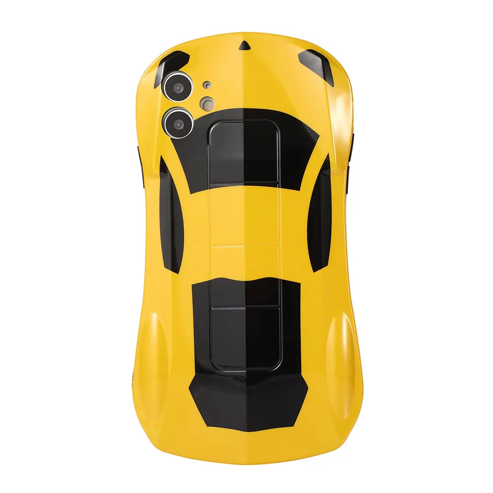 Luxurious Sports Car Design Silicone Phone Case - Elegant Soft Back Chic Cover
