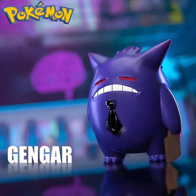 Pokemon Gengar action figure con cravatta stanco del lavoro 12 cm 1