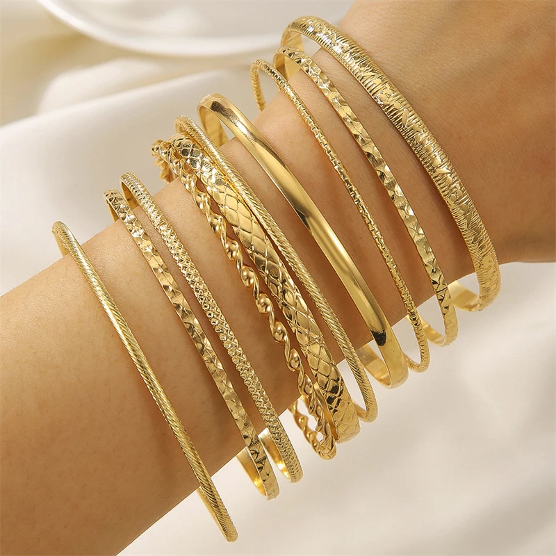 6-10pcs Multilayer Metal ...