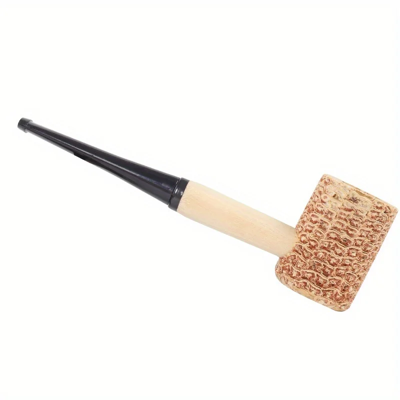 Corncob Pipes Corn Tobacco Pipe Straight Cigarette Pipes Practice Smoking Pipe Smoking Cigarette Holder Mouthpiece Accessory smoking accessories tobacco pipe tobacco smoking accessories smoking pipe